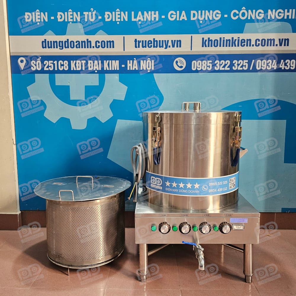 Tặng kèm giỏ lưới và nắp vung 1 lớp