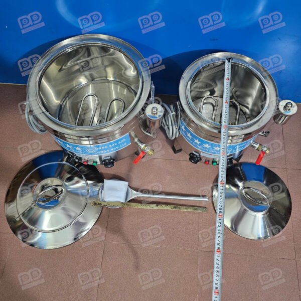Kích thước nồi tráng bánh 30cm cạnh nồi 40cm
