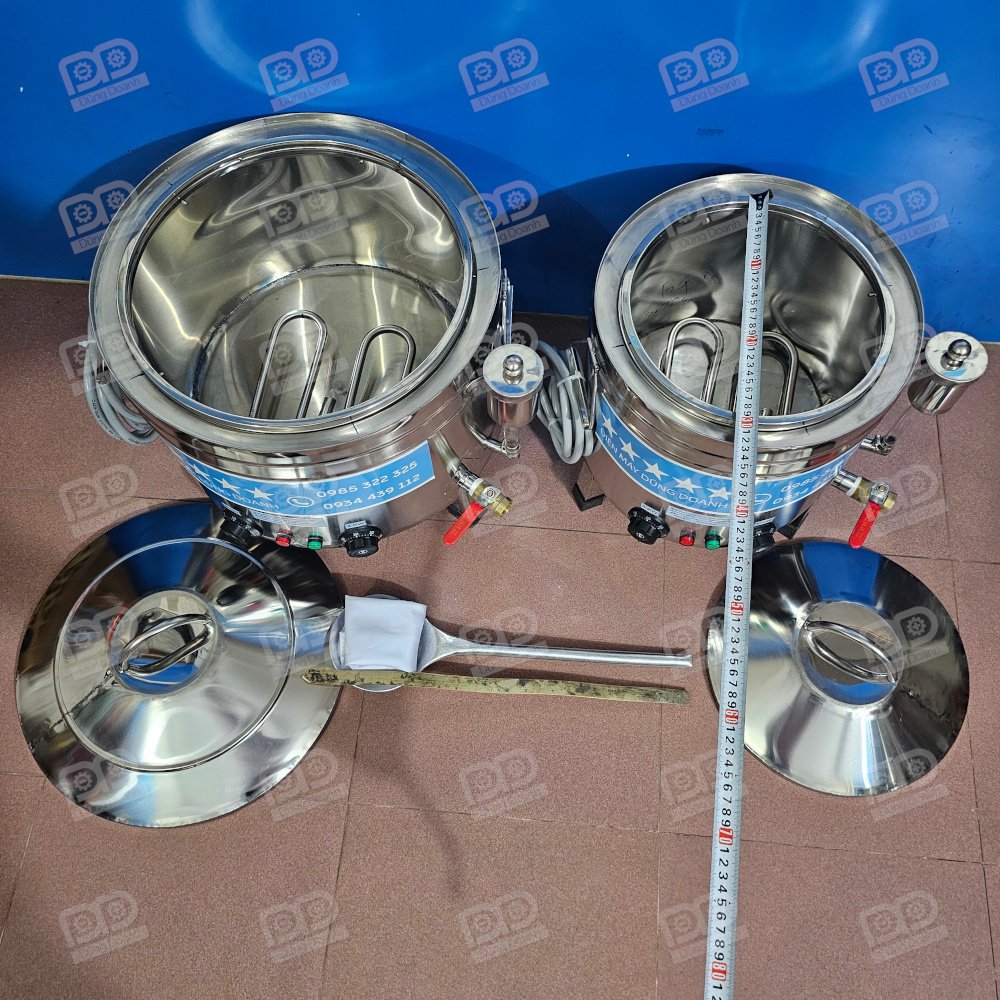 Kích thước nồi tráng bánh 30cm cạnh nồi 40cm