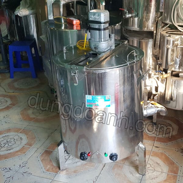 Alternative view of Nồi nấu dược liệu, nồi cô dược liệu, nồi nấu cao thảo dược, nồi nấu cao xương 100 lít có khuấy