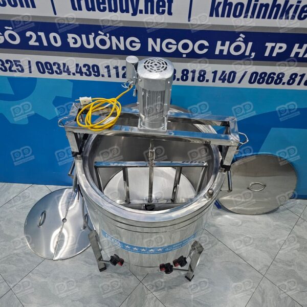 Mô tơ giảm tốc và cánh khuấy có thể tháo rời