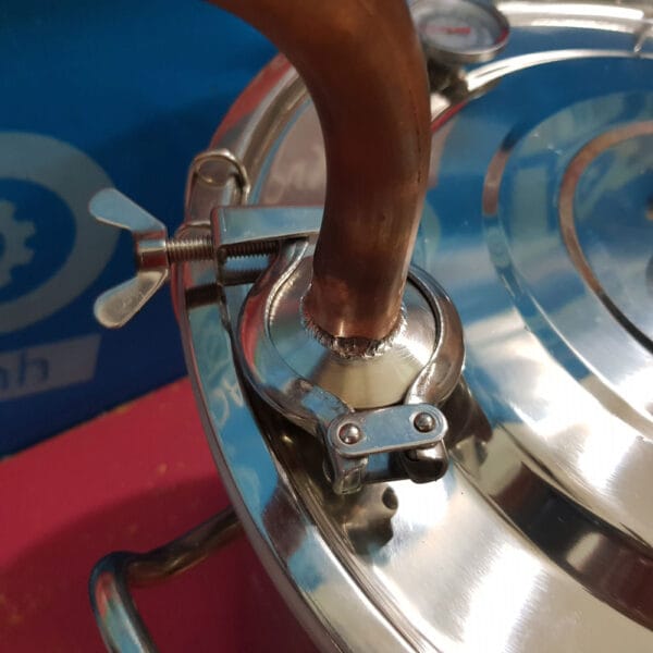 Nồi nấu rượu inox gas than củi 32 lít làm lạnh ruột đồng - Ảnh 11