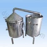 Nồi nấu rượu dùng điện inox nhiệt dầu 120 lít 25kg 12 Nồi nấu rượu dùng điện inox nhiệt dầu 120 lít