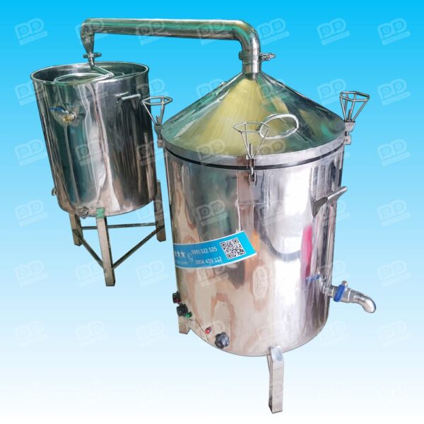 Sản phẩm có dung tích 120 lít, cho khả năng nấu tối đa 25kg gạo mỗi mẻ một cách nhanh chóng và hiệu quả