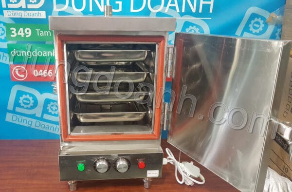 Tủ nấu cơm mini dùng điện 8Kg 8 Tủ có 4 khay vừa nấu cơm vừa có thể hấp các loại thực phẩm khác