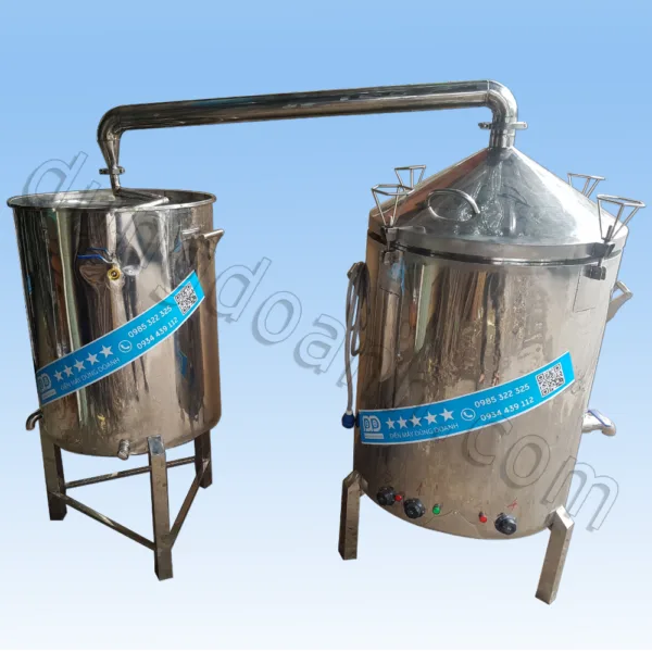Nồi nấu rượu nhiệt dầu Dũng Doanh