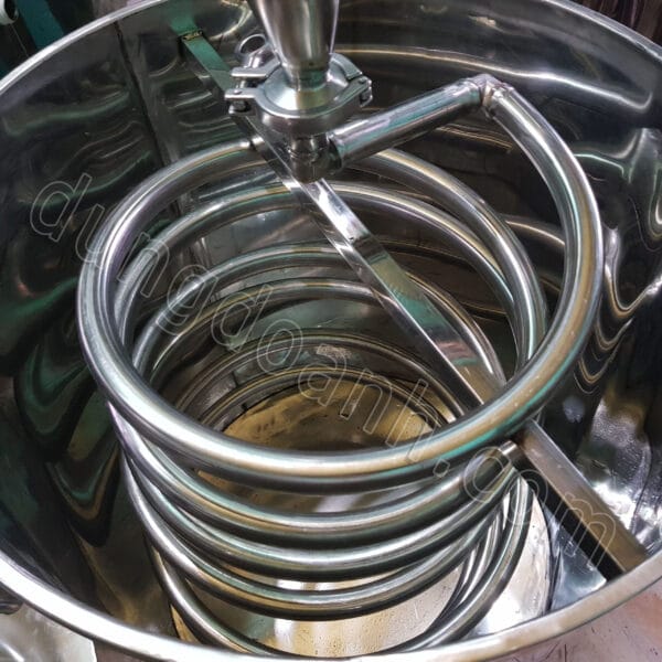 Nồi nấu rượu nhiệt dầu Dũng Doanh 100 lít 20kg 10 Ruột gà inox siêu bền đẹp