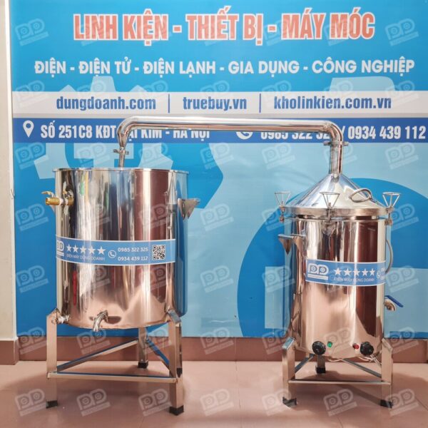 Nồi trang bị 2 chiết áp điều khiển riêng biệt cho 2 thanh nhiệt bên trong, cho phép tăng tốc đun ban đầu và giảm công suất khi chưng cất để thu tinh chất ổn định.
