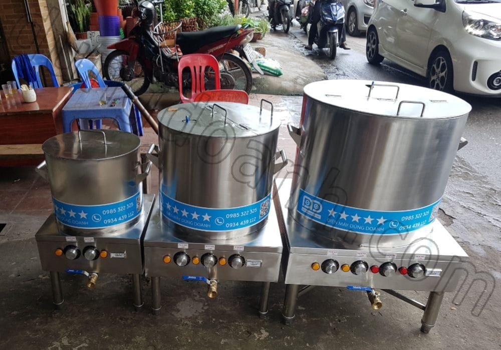 Hình ảnh thực tế bộ nồi phở 100-50-20