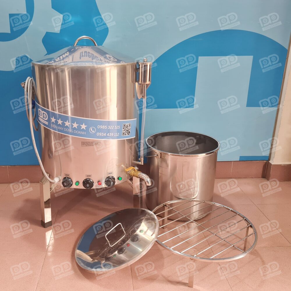 Nồi áp dụng phương pháp hấp cách thủy với giỏ chứa pate riêng biệt, giúp thực phẩm chín đều, nhuyễn và giữ được hương vị thơm ngon nhất