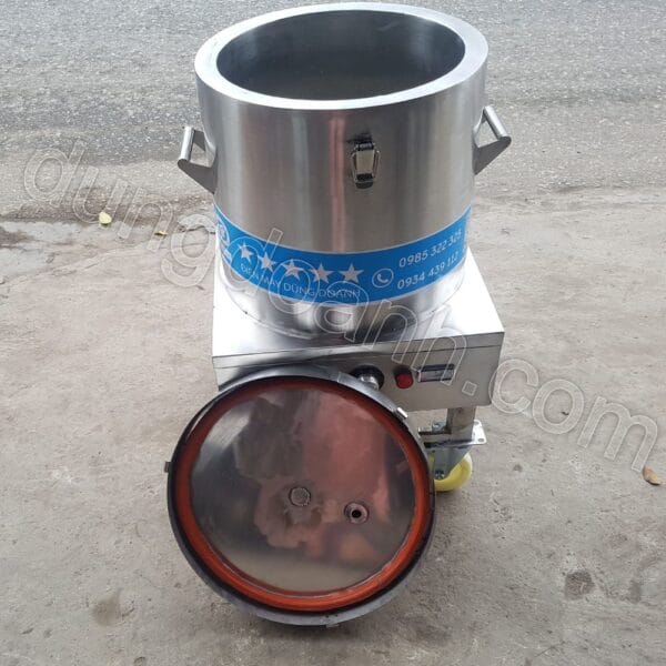 Nồi áp suất công nghiệp 40 lít bánh xe 5 Nắp vung nồi áp suất công nghiệp 40l