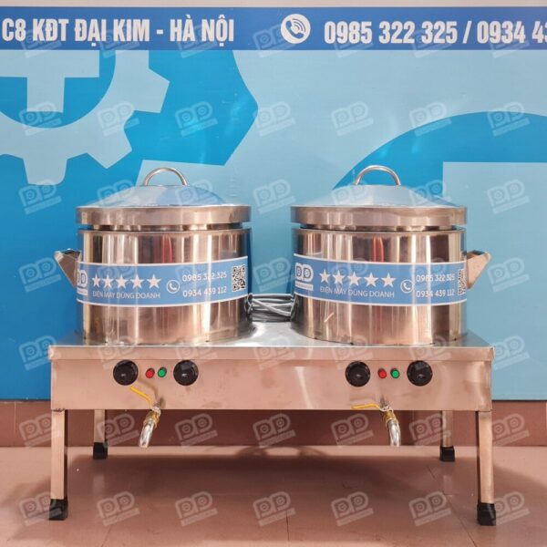 Bộ nồi tráng bánh cuốn đôi liền bàn 30cm 13 Dũng Doanh hỗ trợ tùy chỉnh kích thước nồi linh hoạt từ 30cm đến 45cm, đáp ứng hoàn hảo cho mọi quy mô