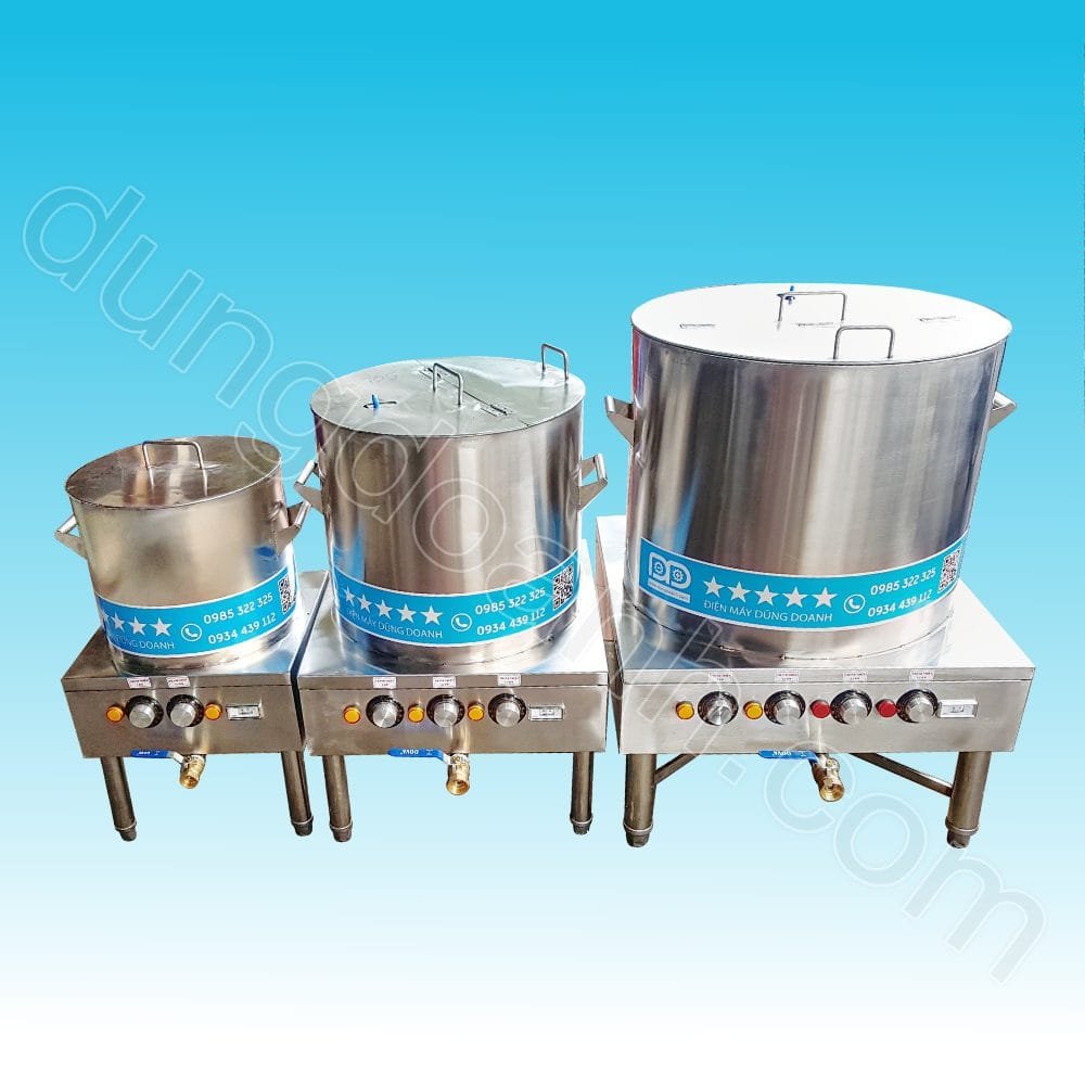 Bộ nồi nấu phở dùng điện 100-50-20 lít