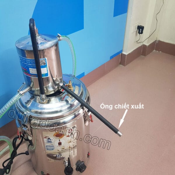 Nồi chưng cất tinh dầu điện 20L 15 Ống chiết xuất hỗn hợp tinh dầu