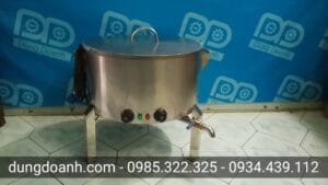 Bếp chiên đậu phụ, bếp chiên chả mực chả cá công nghiệp