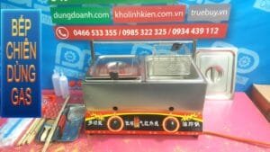 Bếp chiên nhúng dùng gas giá rẻ như thanh lý