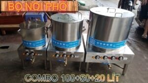 Bộ nồi nấu phở 100+50+20 chỉ 12.8tr