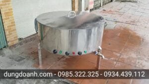 Chảo chiên rán chả mực, chả cá, rán đậu, chiên lạc làm kẹo sừu châu 1m