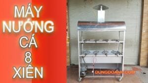 Lò nướng cá rô phi 8 con