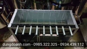 Máy nướng chả xiên quay mini