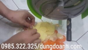 Máy thái rau củ quả đa năng mini hiệu quả 1000%