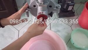 Máy xay gạo nước làm bánh cuốn bánh trôi