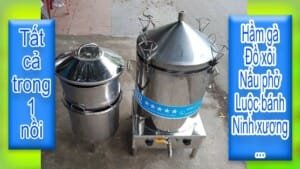 Nồi AIO tất cả trong 1 áp suất, đồ xôi, luộc nấu đa năng