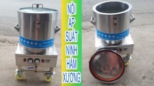 Nồi áp suất inox 40 lít hầm xương tuyệt vời