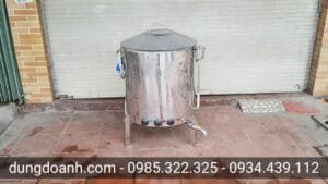 Nồi đồ xôi inox, nồi nấu cơm công nghiệp 30kg