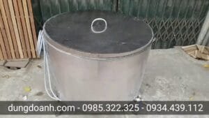 Nồi hấp đa năng công nghiệp 80cm, hấp thịt hươu dê