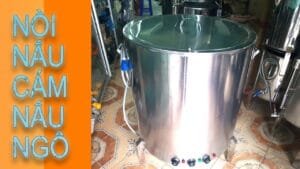 Nồi nấu cám công nghiệp nồi nấu ngô cho cá