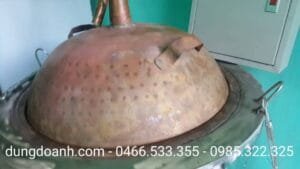 Nồi nấu rượu bằng điện 20kg/mẻ