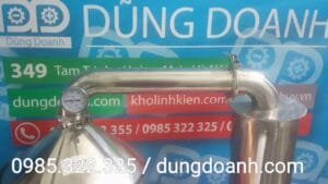 Nồi nấu rượu inox dùng gas than củi bếp từ
