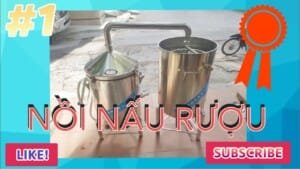 Nồi nấu rượu nhiệt dầu Dũng Doanh 15kg