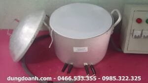 Nồi tráng bánh cuốn điện nhôm 30 lít tích hợp tủ điện