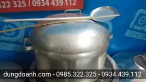Nồi tráng bánh cuốn nhôm hàng VNXK