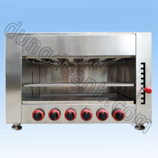 Lò nướng salamander 6 họng gas hồng ngoại Việt Nam