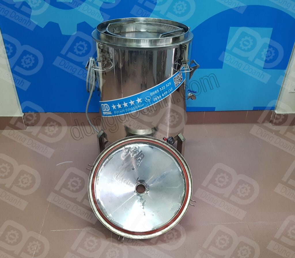 Nắp vung nồi rượu có gioăng không cần chát cám