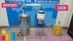 Nồi chưng cất dùng điện 72 lít