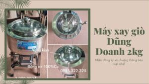 Máy xay giò 2kg đa năng có bao đá