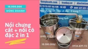 Nồi chưng cất nồi khuấy nồi cô đặc Dũng Doanh