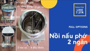Nồi phở 2 ngăn đa chức năng