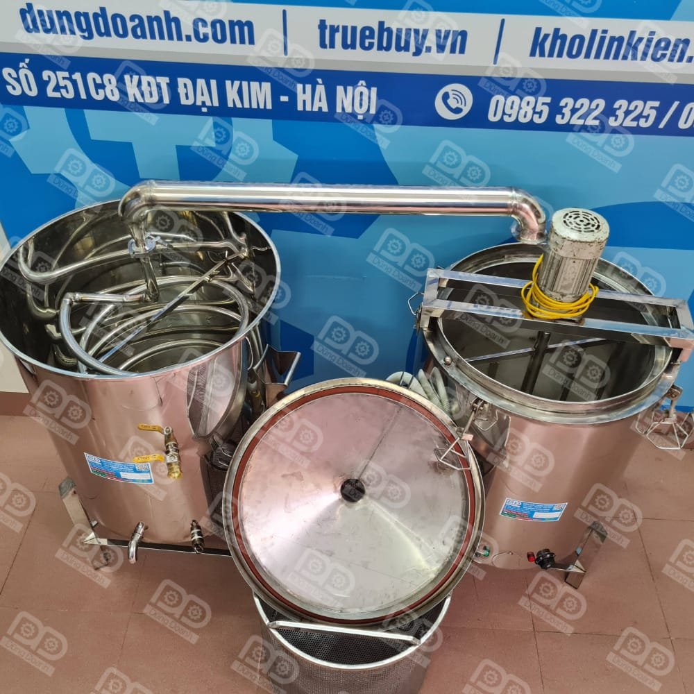 Bộ nồi nhiệt dầu đa năng nhìn từ trên cao