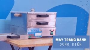 Máy tráng bánh mini dùng điện