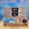 Máy tráng bánh cuốn khay mini dùng điện 30x26