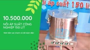Nồi áp suất công nghiệp 150 lít