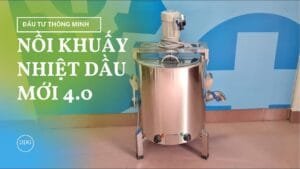 Nồi khuấy đa năng nhiệt dầu có cánh khuấy cải tiến mới