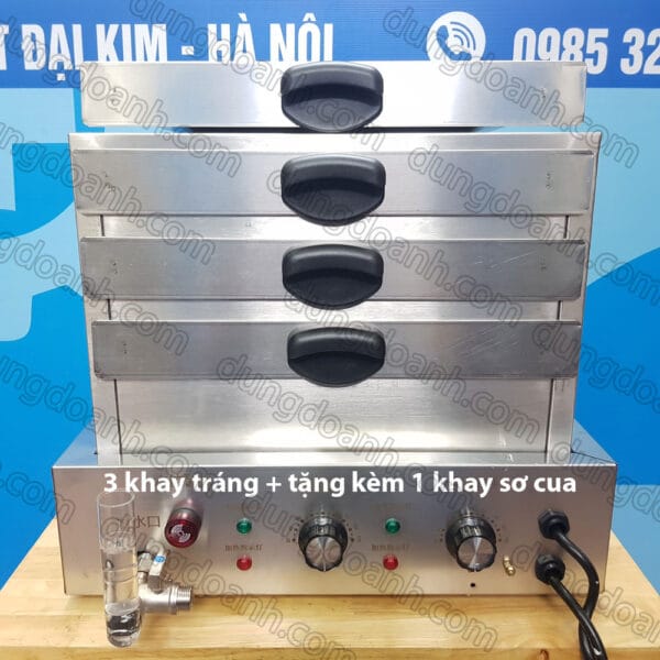 3 khay tráng buồng hơi + tặng kèm 1 khay sơ cua