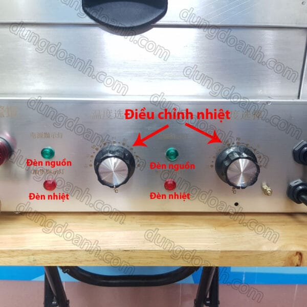 Chế độ điều khiển bật tắt dễ dang, chức năng ủ nhiệt khi không tráng tiết kiệm điện năng