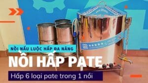 Nồi hấp pate 6 loại trong 1 nồi